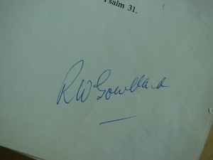 signed copy